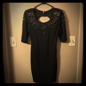 H&M black party dress